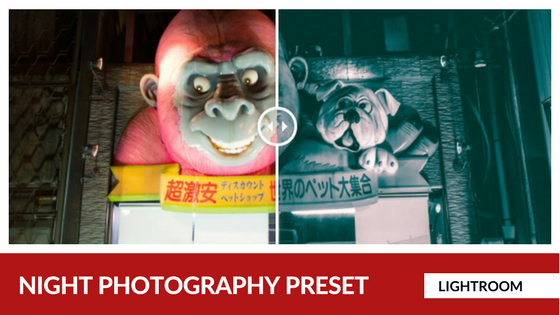 Night photography preset