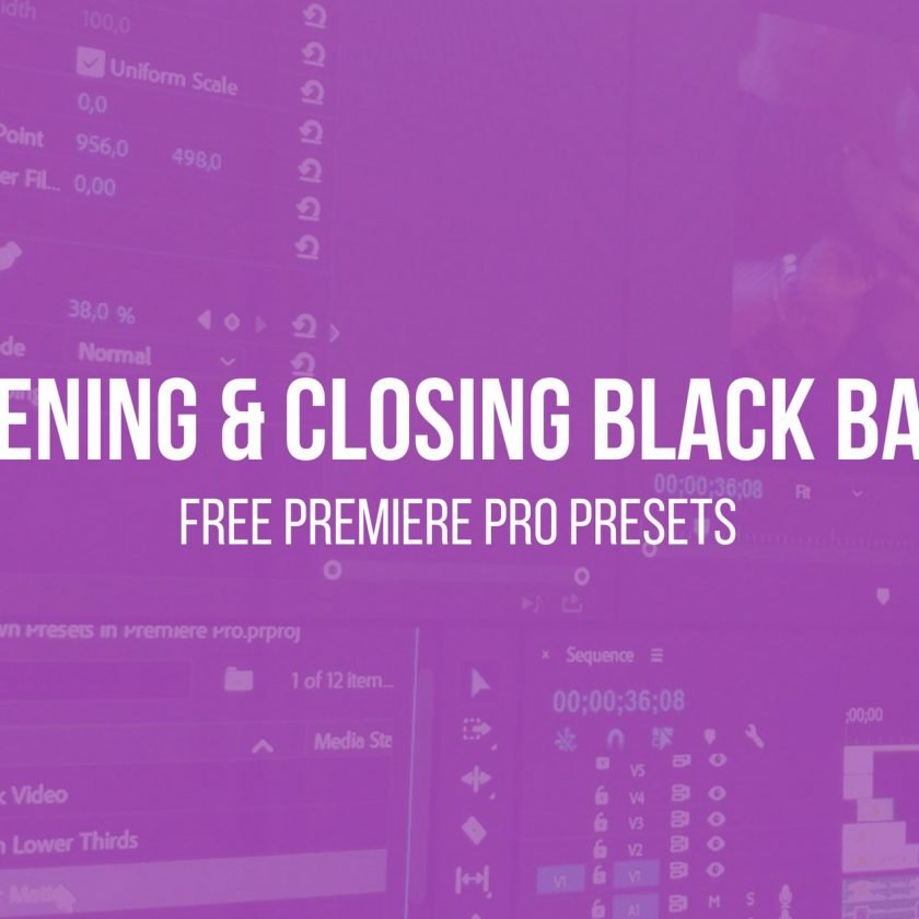 Opening and Closing Cinematic Black Bars - FREE Premiere Pro Presets - www.tutsandreviews.online FREE PREMIERE PRO CC PRESETS - enisaadrovic.com